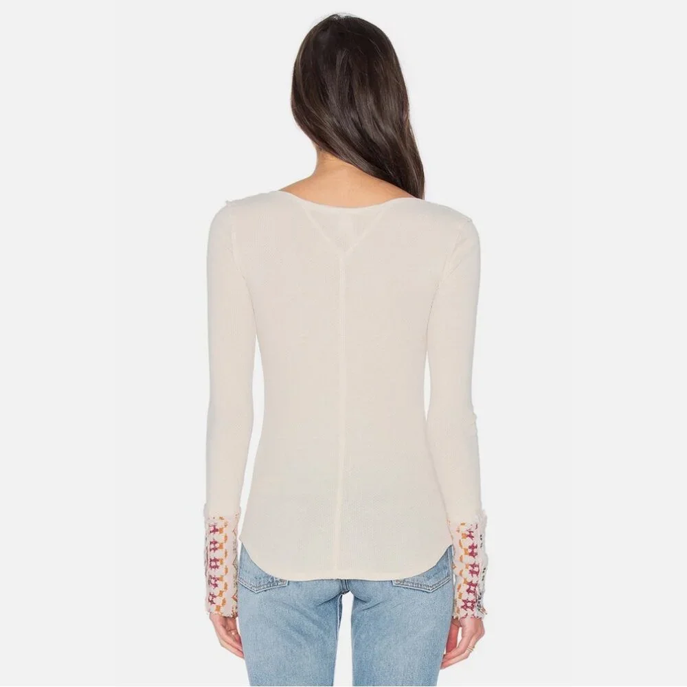 Free People Thermal Long Sleeve Top